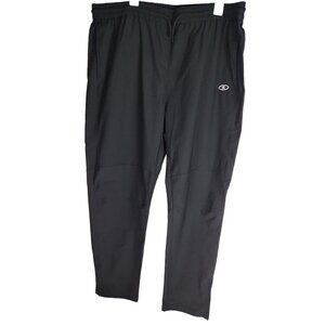 Elastic Waistband Mens Black Jogger Pants Size 5XL